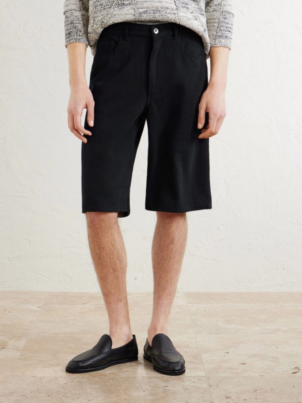 Wide-Leg Silk Shorts - FR Wide-Leg Silk Shorts - FR