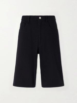 Wide-Leg Silk Shorts Wide-Leg Silk Shorts
