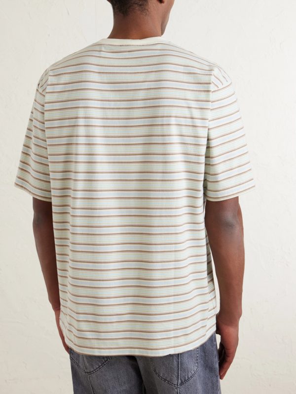 Striped Cotton-Jersey T-Shirt - BK Striped Cotton-Jersey T-Shirt - BK