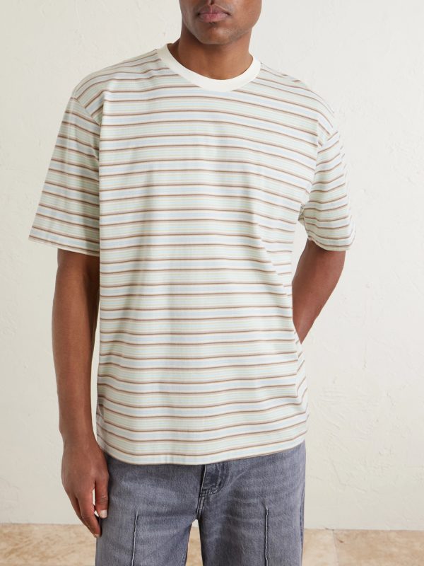 Striped Cotton-Jersey T-Shirt - FR Striped Cotton-Jersey T-Shirt - FR