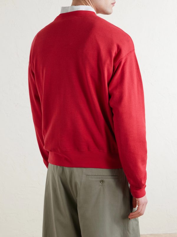 Cotton, Wool and Silk-Blend Jersey Sweater - BK