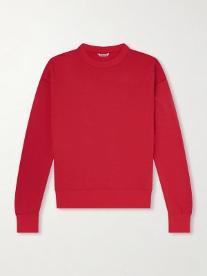 Cotton, Wool and Silk-Blend Jersey Sweater Cotton, Wool and Silk-Blend Jersey Sweater
