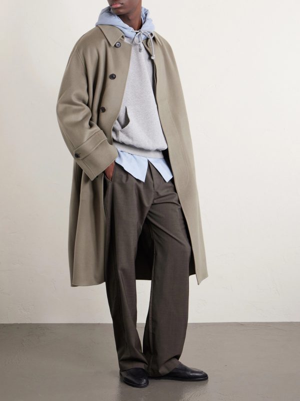 Two-Tone Cotton-Jersey Hoodie - OU Two-Tone Cotton-Jersey Hoodie - OU