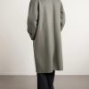 Melton Wool Coat - BK