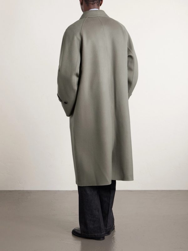 Melton Wool Coat - BK