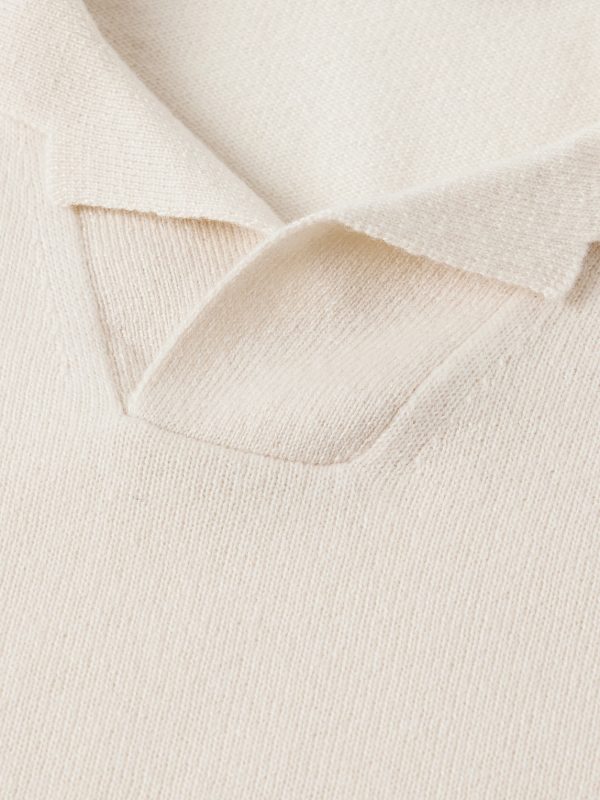 Slim-Fit Cashmere Polo Shirt - CU