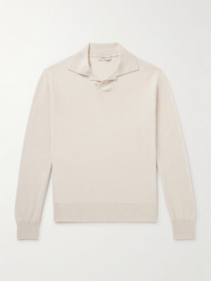 Slim-Fit Cashmere Polo Shirt Slim-Fit Cashmere Polo Shirt