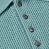 Ribbed Cashmere Polo Shirt - CU Ribbed Cashmere Polo Shirt - CU