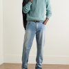 Ribbed Cashmere Polo Shirt - OU Ribbed Cashmere Polo Shirt - OU