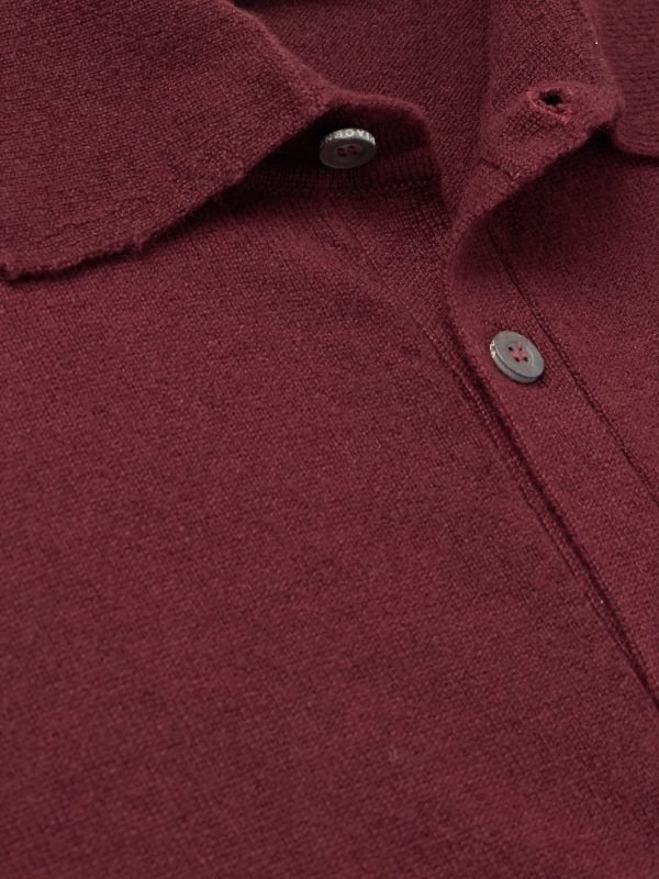 Slim-Fit Cashmere Polo Shirt - CU
