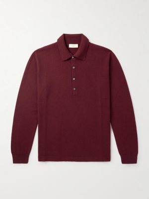 Slim-Fit Cashmere Polo Shirt Slim-Fit Cashmere Polo Shirt