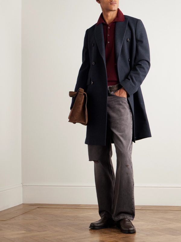 Slim-Fit Cashmere Polo Shirt - OU