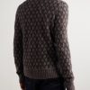 Jacquard-Knit Cashmere-Blend Cardigan - BK
