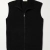 Ribbed Cashmere Gilet Ribbed Cashmere Gilet