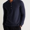 Slim-Fit Cashmere Polo Shirt - FR Slim-Fit Cashmere Polo Shirt - FR