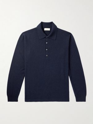 Slim-Fit Cashmere Polo Shirt Slim-Fit Cashmere Polo Shirt