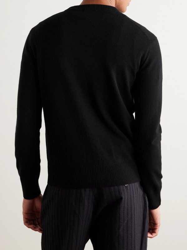 Slim-Fit Cashmere Sweater - BK Slim-Fit Cashmere Sweater - BK