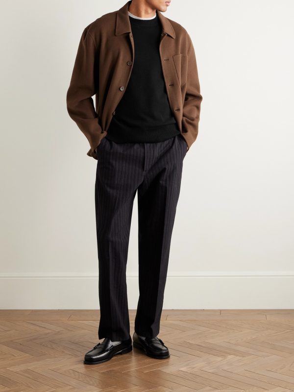 Slim-Fit Cashmere Sweater - OU Slim-Fit Cashmere Sweater - OU
