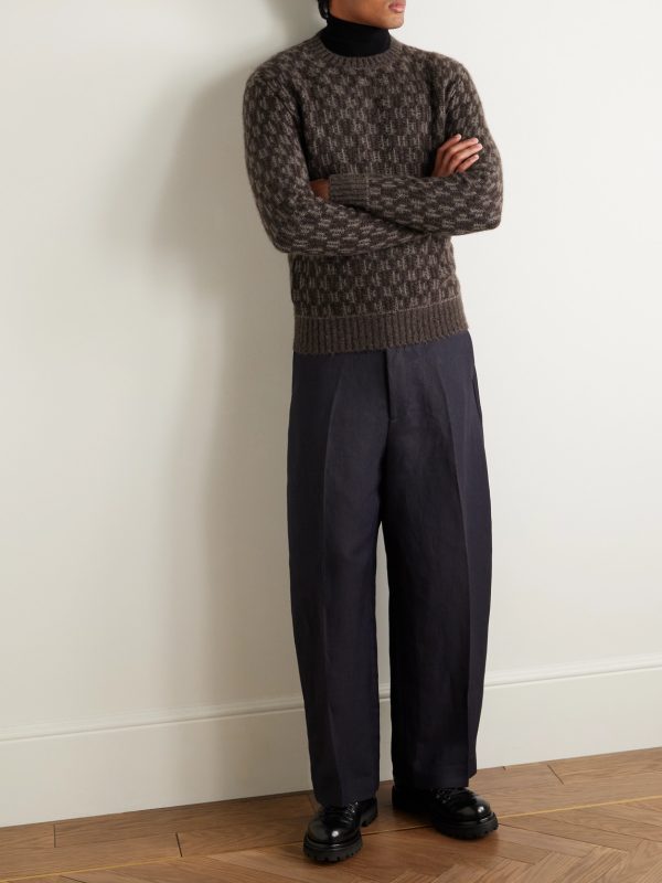 Cashmere-Blend Sweater - OU