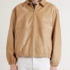 Panelled Calf Hair Blouson Jacket - FR Panelled Calf Hair Blouson Jacket - FR