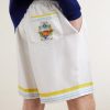 Tennis Landscape Striped Silk-Twill Shorts - CU Tennis Landscape Striped Silk-Twill Shorts - CU