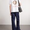 Plafond Orne De Musique Printed Organic Cotton-Jersey T-Shirt - BK Plafond Orne De Musique Printed Organic Cotton-Jersey T-Shirt - BK