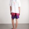Straight-Leg Printed Dégradé Silk-Twill Drawstring Shorts - BK Straight-Leg Printed Dégradé Silk-Twill Drawstring Shorts - BK