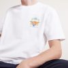 Tennis Landscape Printed Organic Cotton-Jersey T-Shirt - CU Tennis Landscape Printed Organic Cotton-Jersey T-Shirt - CU