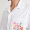 Collage D'Icones Graphiques Logo-Embroidered Cotton Shirt - CU Collage D'Icones Graphiques Logo-Embroidered Cotton Shirt - CU