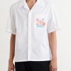 Collage D'Icones Graphiques Logo-Embroidered Cotton Shirt - FR Collage D'Icones Graphiques Logo-Embroidered Cotton Shirt - FR