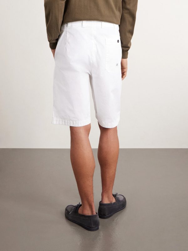 Wide-Leg Cotton-Gabardine Bermuda Shorts - BK Wide-Leg Cotton-Gabardine Bermuda Shorts - BK