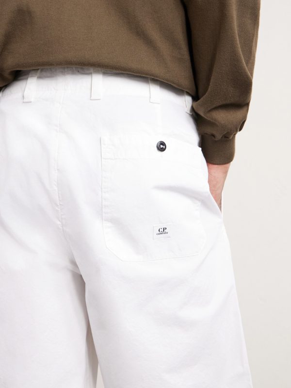 Wide-Leg Cotton-Gabardine Bermuda Shorts - CU Wide-Leg Cotton-Gabardine Bermuda Shorts - CU