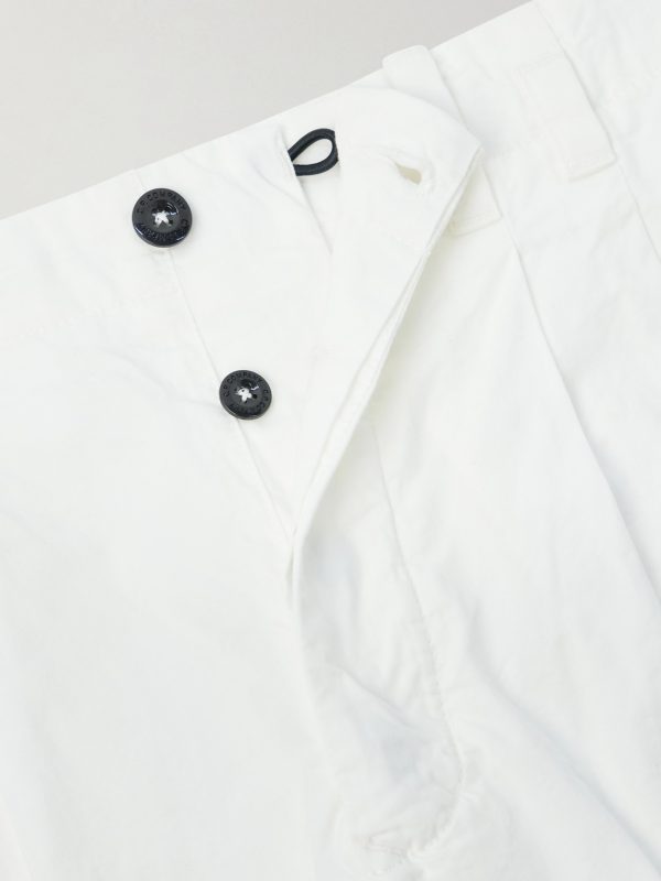 Wide-Leg Cotton-Gabardine Bermuda Shorts - E1 Wide-Leg Cotton-Gabardine Bermuda Shorts - E1