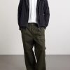 Straight-Leg Logo-Appliquéd Cotton Reps Cargo Trousers - OU Straight-Leg Logo-Appliquéd Cotton Reps Cargo Trousers - OU