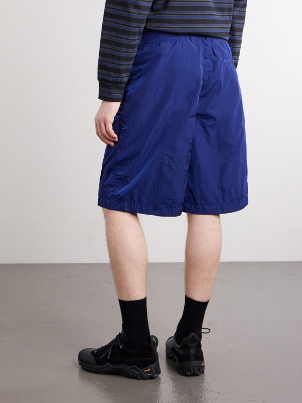 Straight-Leg Shell Shorts - BK Straight-Leg Shell Shorts - BK