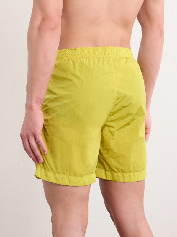Straight-Leg Mid-Length Swim Shorts - BK Straight-Leg Mid-Length Swim Shorts - BK