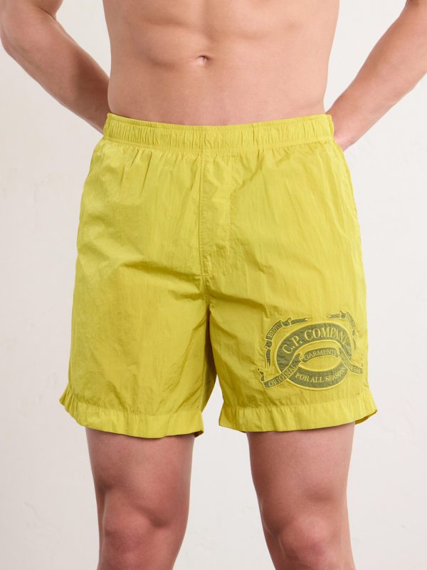Straight-Leg Mid-Length Swim Shorts - OU Straight-Leg Mid-Length Swim Shorts - OU