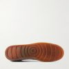 Hazel 001 Leather-Trimmed Suede Sneakers - E1 Hazel 001 Leather-Trimmed Suede Sneakers - E1
