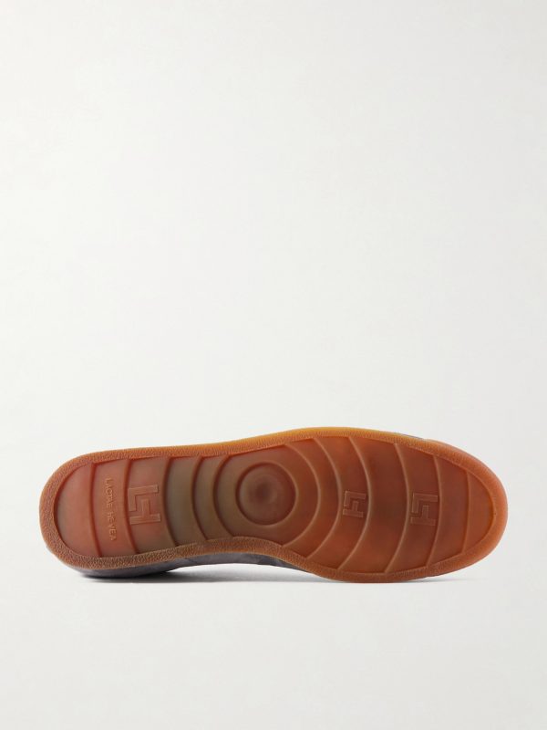 Hazel 001 Leather-Trimmed Suede Sneakers - E1 Hazel 001 Leather-Trimmed Suede Sneakers - E1