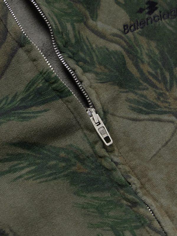 Logo-Embroidered Printed Cotton-Jersey Hoodie - CU Logo-Embroidered Printed Cotton-Jersey Hoodie - CU