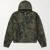 Logo-Embroidered Printed Cotton-Jersey Hoodie Logo-Embroidered Printed Cotton-Jersey Hoodie