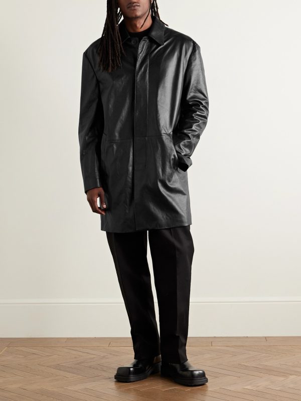 Leather Coat - OU Leather Coat - OU