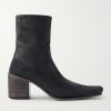 Monsieur Leather Ankle Boots