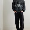 Distressed Logo-Print Checked Cotton-Twill and Jersey Hooded Jacket - OU Distressed Logo-Print Checked Cotton-Twill and Jersey Hooded Jacket - OU