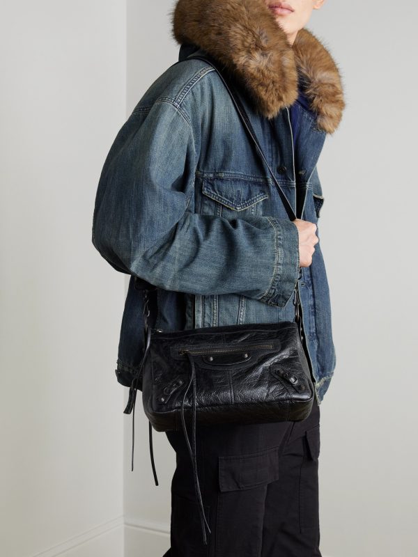 Le City Moto Small Arena Textured-Leather Messenger Bag - OU Le City Moto Small Arena Textured-Leather Messenger Bag - OU