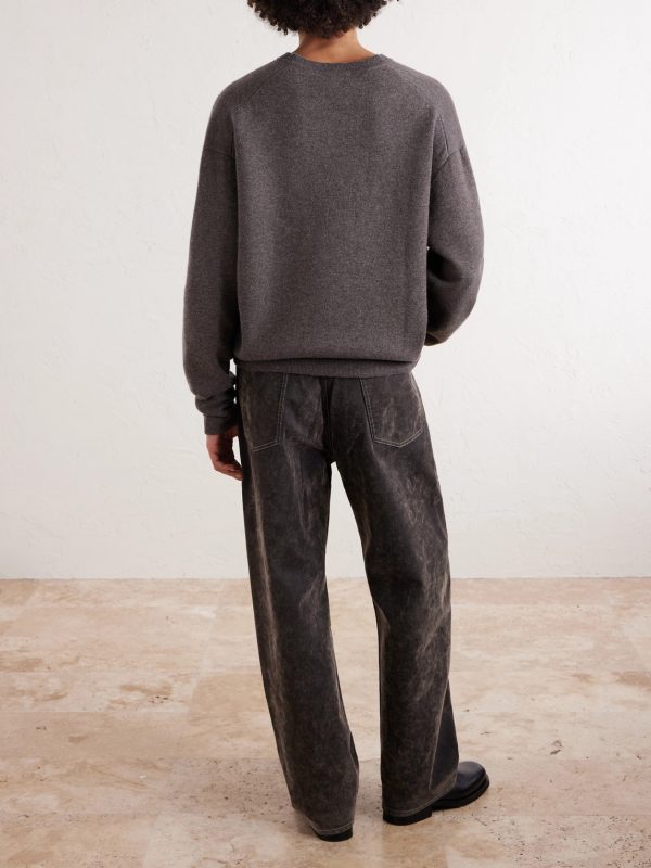 Wool and Cashmere-Blend Sweater - BK Wool and Cashmere-Blend Sweater - BK