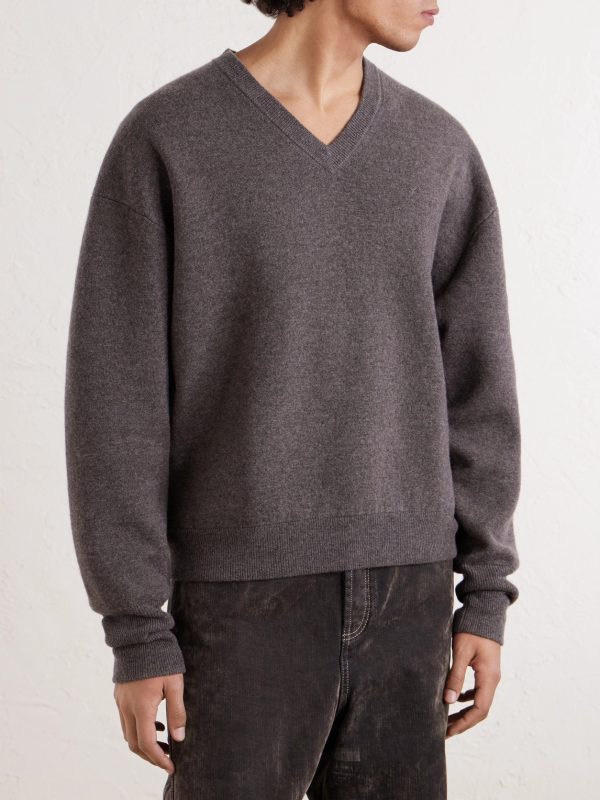 Wool and Cashmere-Blend Sweater - FR Wool and Cashmere-Blend Sweater - FR