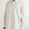 View Striped Silk and Cotton-Blend Shirt - FR