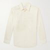 View Striped Silk and Cotton-Blend Shirt
