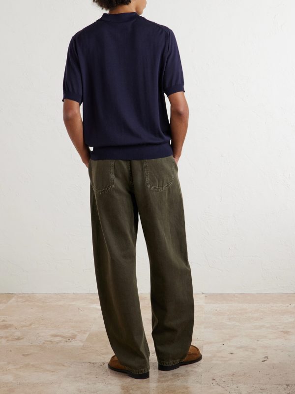 Arieta Knitted Polo Shirt - BK